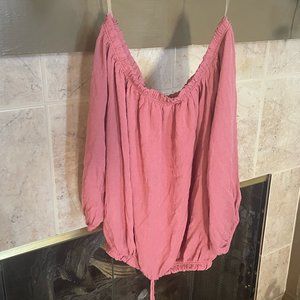 Coral Free Kisses Top